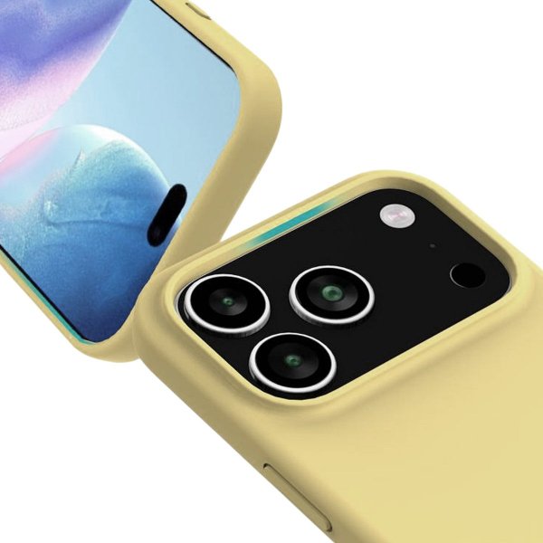 iPhone 17 Pro Max Cover Silikone MagSafe Gul