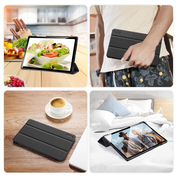 Samsung Galaxy Tab A8 Etui Domo Series Sort