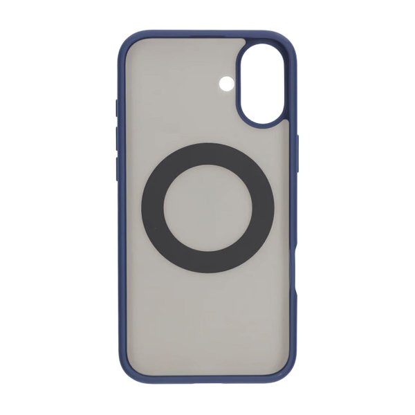 iPhone 16 Plus Cover Roterbart Stativ Blå