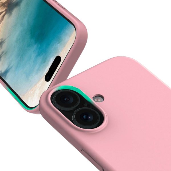 iPhone 17 Cover Silikone MagSafe Lyserød