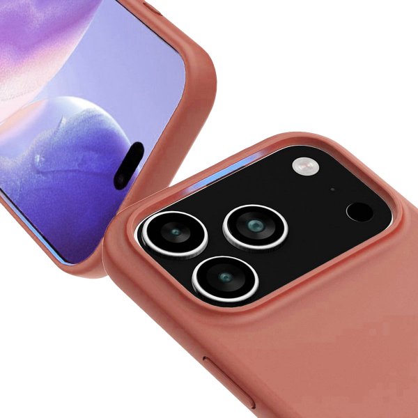 iPhone 17 Pro Max Cover Silikone MagSafe Lyserød