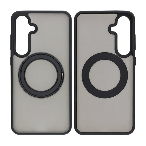 Samsung Galaxy S24 Plus Cover Roterbart Stativ Sort