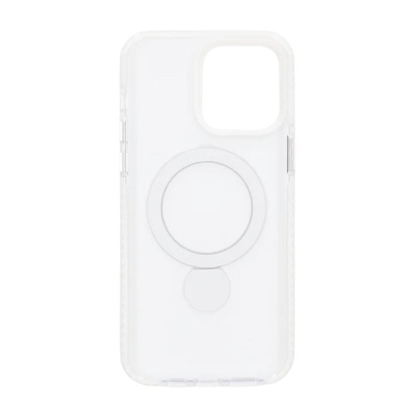 iPhone 14 Pro Max Cover Ring Stand MagSafe Transparent