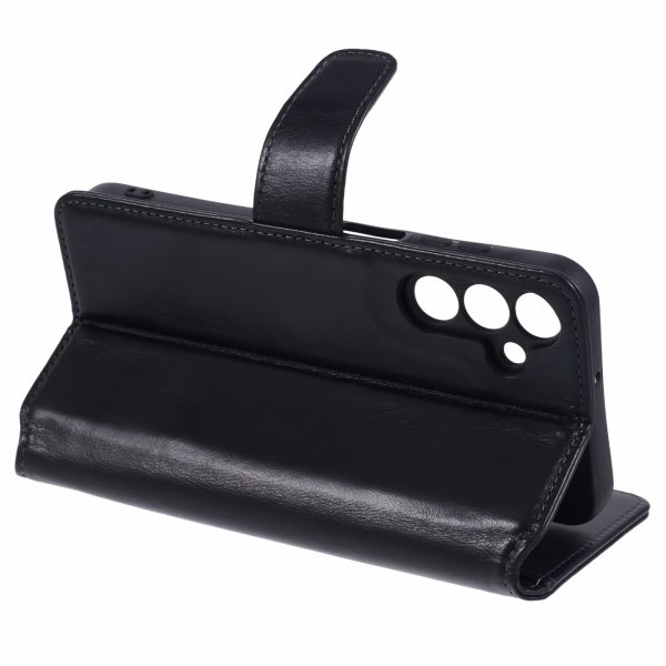 Samsung Galaxy A15 Etui Essential Leather Raven Black