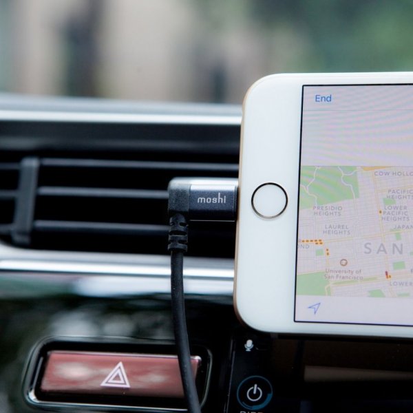 Lightning til USB -kabel Vinklet 1.5 m