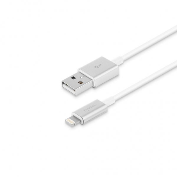 USB-A ladekabel til Lightning 3m Hvid