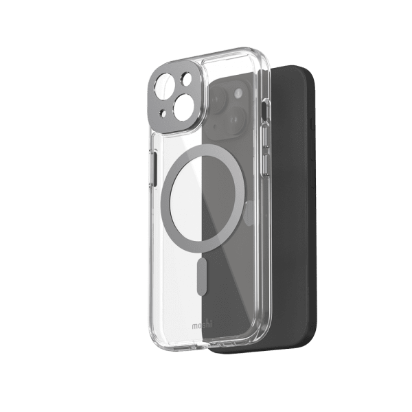 iPhone 15 Cover iGlaze MagSafe Meteorite Gray