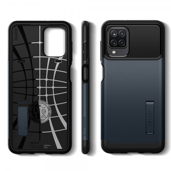 Samsung Galaxy A12 Cover Slim Armor Metal Slate