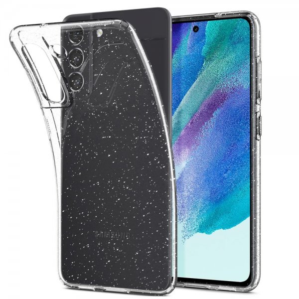 Samsung Galaxy S21 FE Cover Liquid Crystal Glitter Crystal Quartz