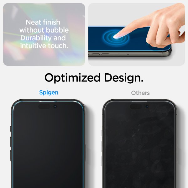 iPhone 14 Pro Max Cover Skærmbeskytter Crystal Pack Crystal Clear