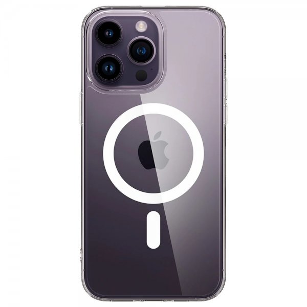 iPhone 14 Pro Max Cover AirSkin Hybrid MagFit Hvid