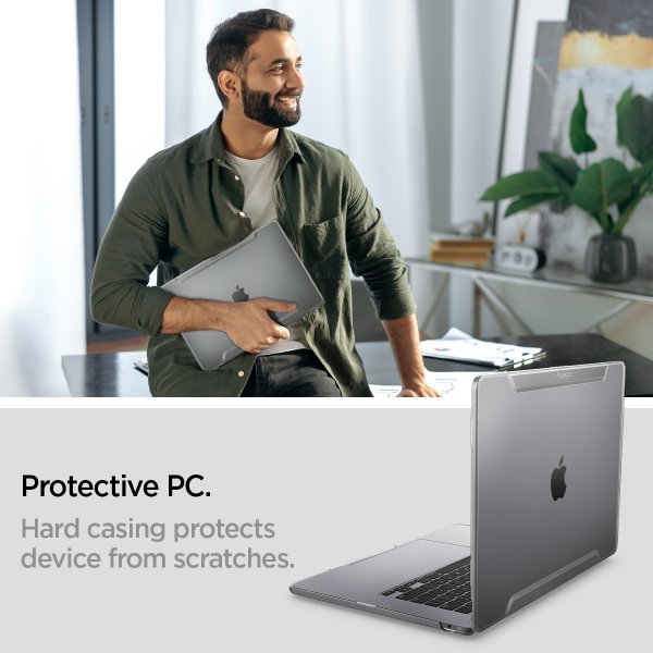 Macbook Air 15 M2 (A2941)/M3 (A3114) Cover Thin Fit Crystal Clear