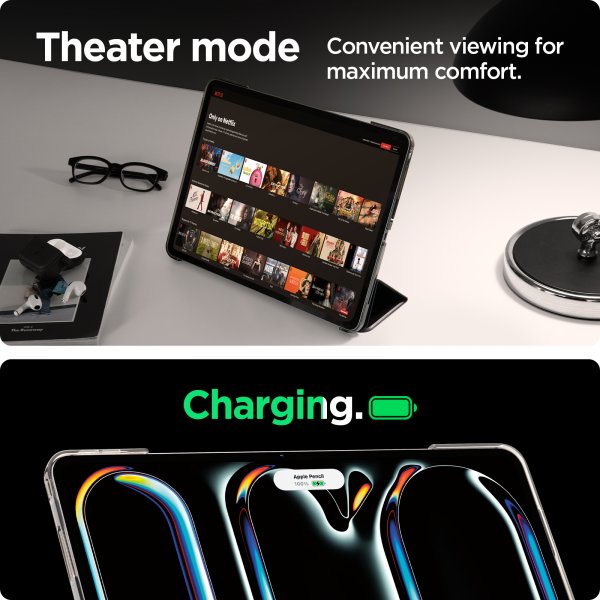 iPad Pro 11 (M4/M5) Etui Smart Fold Sort