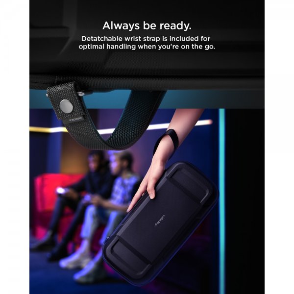 Steam Deck/Steam Deck OLED Bag Rugged Armour Pro Pouch Svart