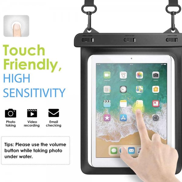 IPX8 Waterproof Case for Tablets to 12"