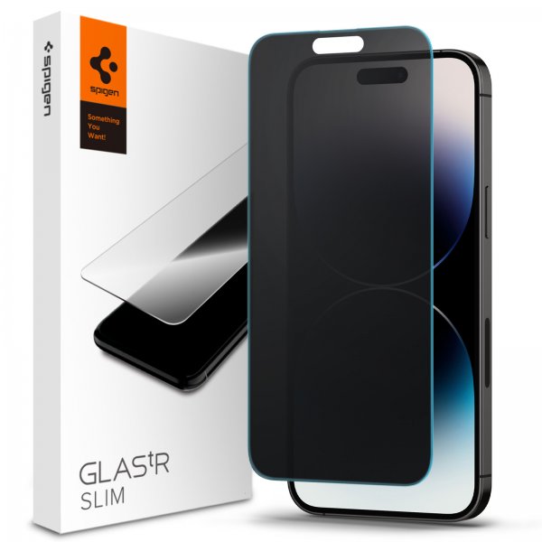 iPhone 14 Pro Max Skærmbeskytter GLAS.tR Slim Anti-Glare Privacy