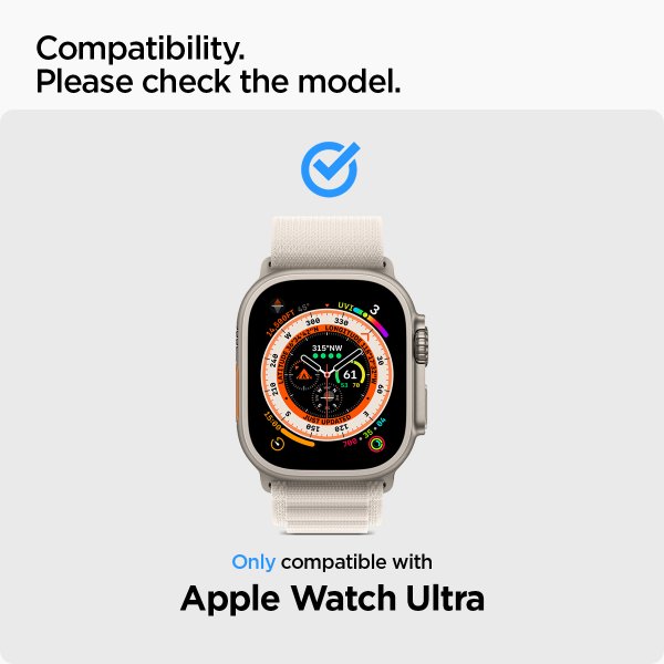Apple Watch Ultra Skærmbeskytter GLAS.tR EZ Fit 2-pak