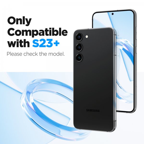 Samsung Galaxy S23 Plus Skærmbeskytter GLAS.tR EZ Fit 2-pak