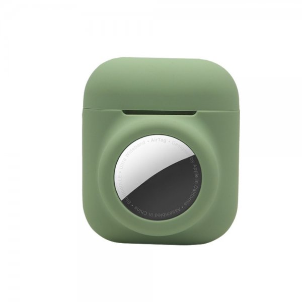 AirPods (1/2)/AirTag Cover Silikone Lysegrøn