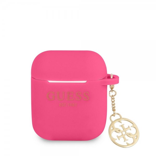 AirPods 1/2 Cover 4G Charms Fuchsia