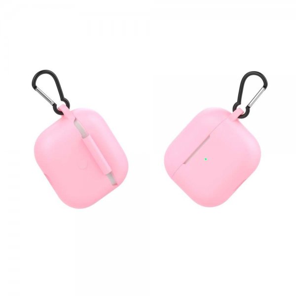 AirPods 3 Cover med Karabinhage Lyserød