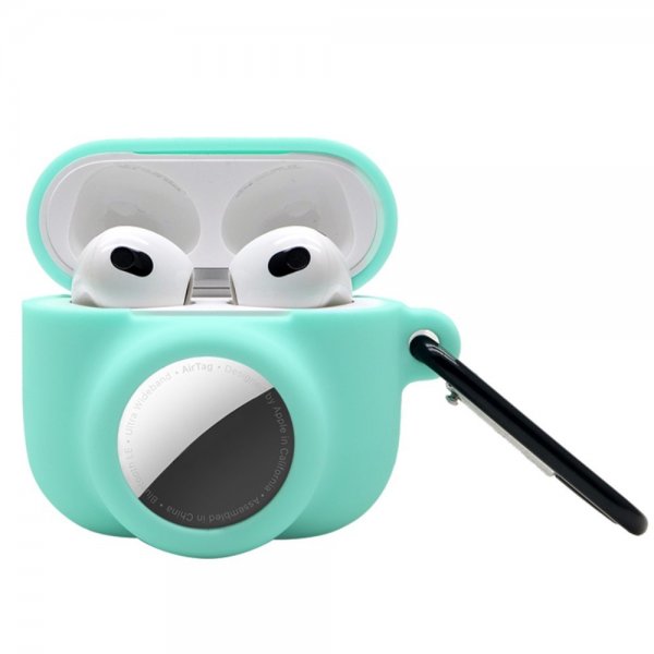 AirPods 3/AirTag Cover Silikone Mint
