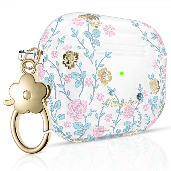 AirPods 3 Cover Flora Series Lyserød Blå