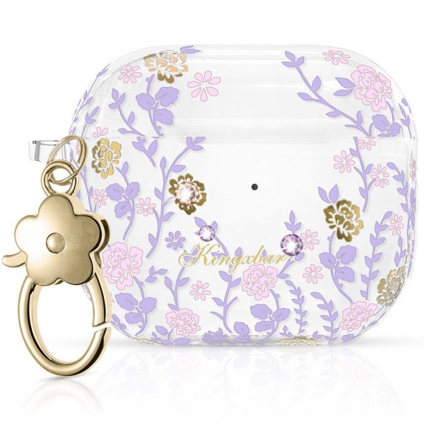 AirPods 3 Cover Flora Series Lyserød Lilla