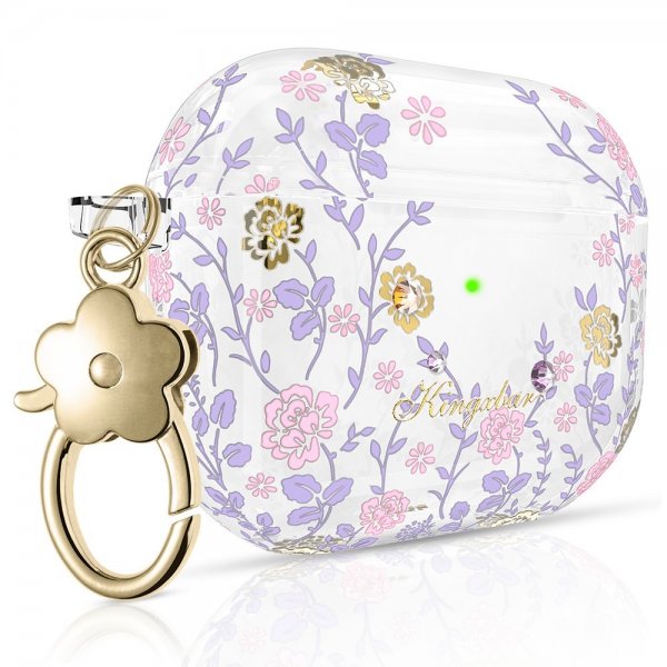 AirPods 3 Cover Flora Series Lyserød Lilla