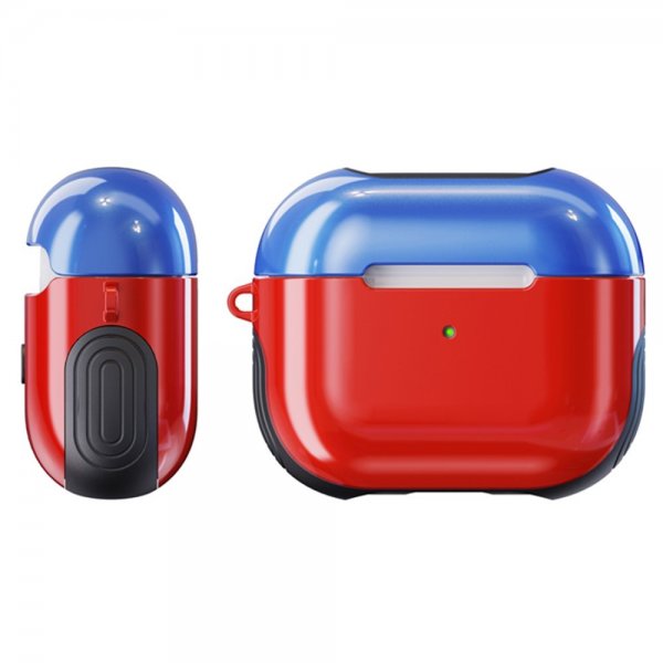 AirPods 3 Cover Gummieret Rød Blå