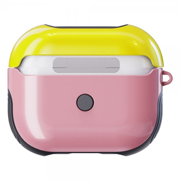 AirPods 3 Cover Gummieret Lyserød Gul