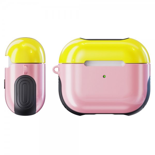 AirPods 3 Cover Gummieret Lyserød Gul