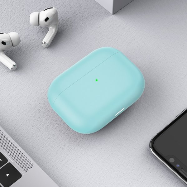 AirPods 3 Cover Silikone Cyan