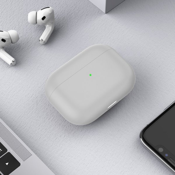 AirPods 3 Cover Silikone Lysegrå
