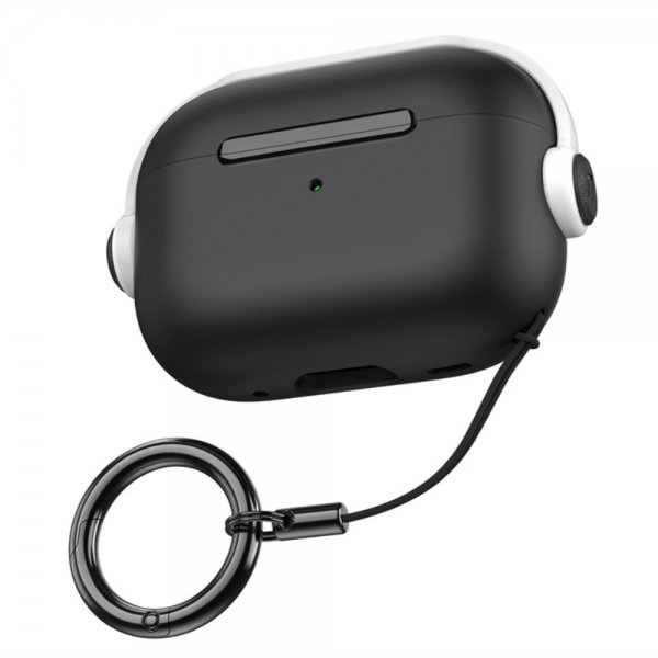 AirPods Pro 2 Cover Headset Style Sort Hvid