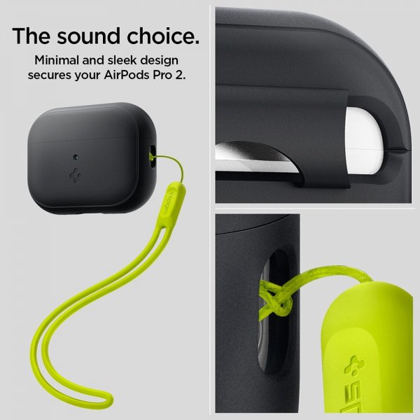 AirPods Pro 2 Cover Silicone Fit + Strap Sort