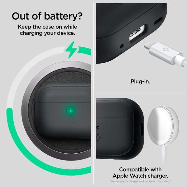 AirPods Pro 2 Cover Silicone Fit + Strap Sort