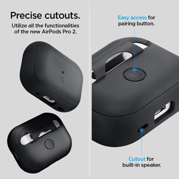 AirPods Pro 2 Cover Silicone Fit + Strap Sort