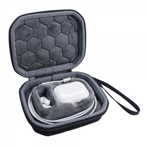 AirPods Pro/AirPods Pro 2 Taske med Lynlås Sort