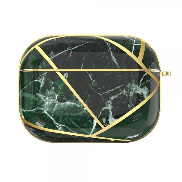 AirPods Pro Cover Jade Style Stone Series Mørkegrøn Marmor