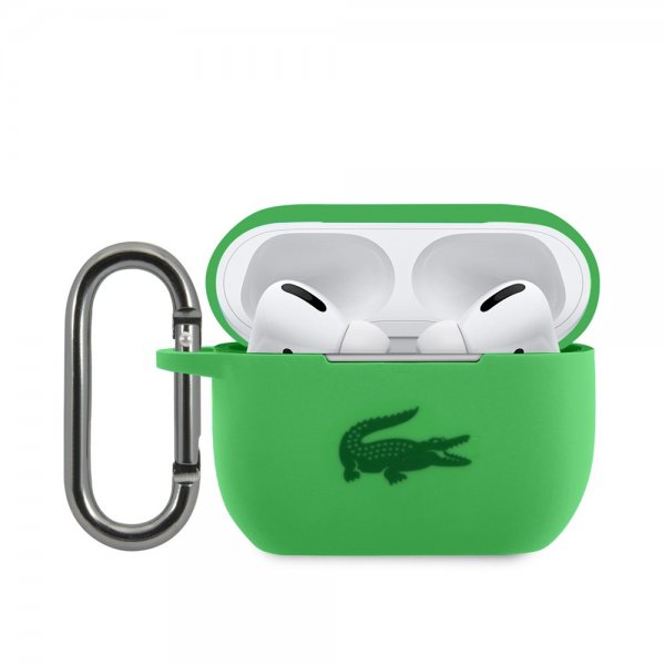 AirPods Pro Cover Liquid Silicone Glossy Logo Grøn