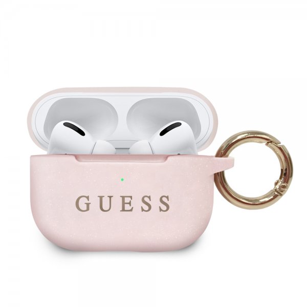 AirPods Pro Cover med Logo Lyserød