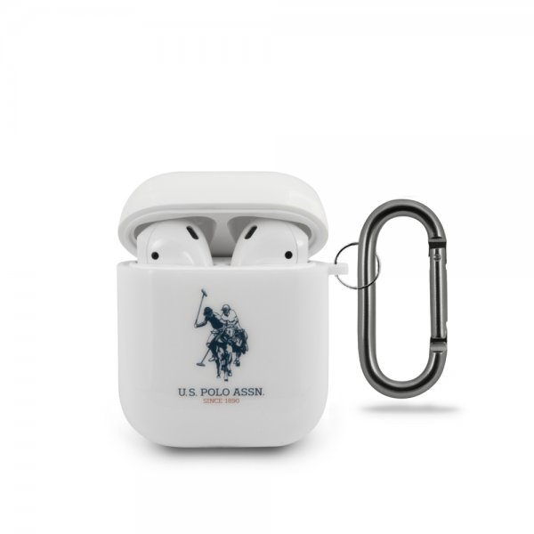 AirPods (1/2) Cover Silikoneei Case Hvid