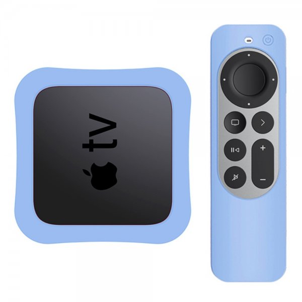 Apple TV 4K 2021/Apple TV Remote (gen 2) Cover Silikone Blå