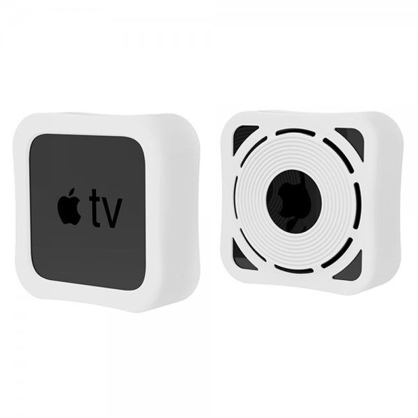Apple TV 4K 2021 Cover Silikone Hvid