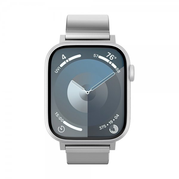 Apple Watch 38/40/41/42mm Armbånd Sleek Link Sølv