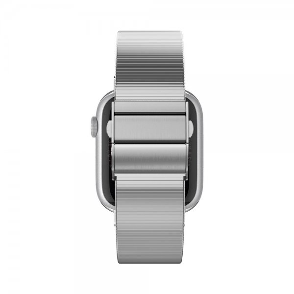 Apple Watch 38/40/41/42mm Armbånd Sleek Link Sølv