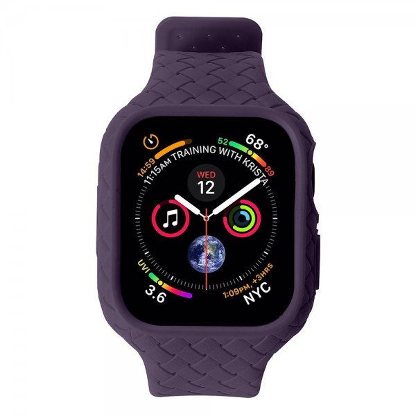 Apple Watch 41mm Armbånd Vævet tekstur Lilla