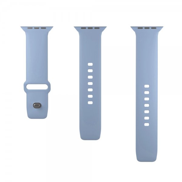 Apple Watch 44/45/46mm/Apple Watch Ultra Armbånd ICON Silicone Band Powder Blue