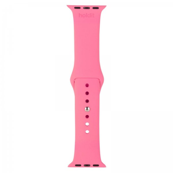 Apple Watch 42/44/45mm/Apple Watch Ultra Armband Silikon Bright Pink